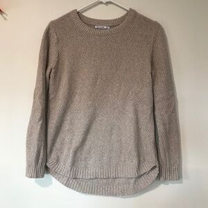🔶5/30$!! Soft Knit Texture Scoop Hem Sweater